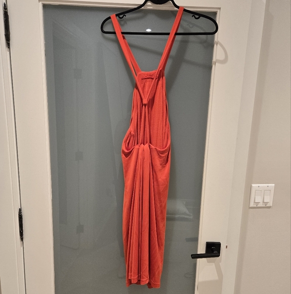 DVF Coral Jersey Halter Dress - Picture 2 of 5
